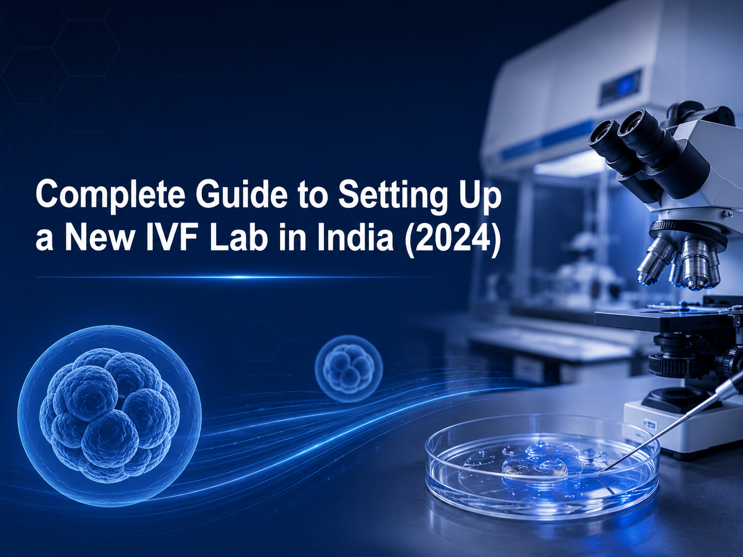 Complete Guide to Setting Up a New IVF Lab in India (2024)