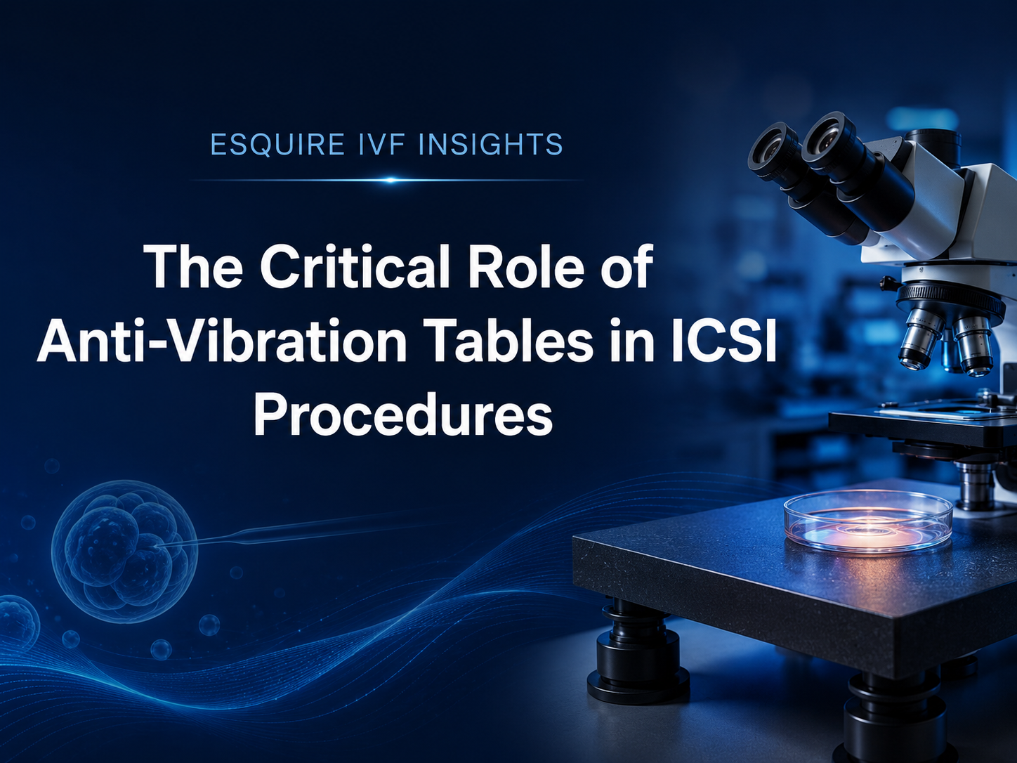 The Critical Role of Anti-Vibration Tables in ICSI Procedures