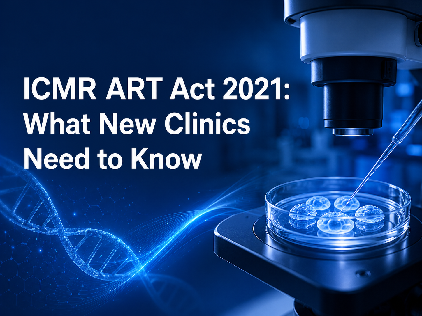 ICMR ART Act 2021: What New Clinics Need to Know