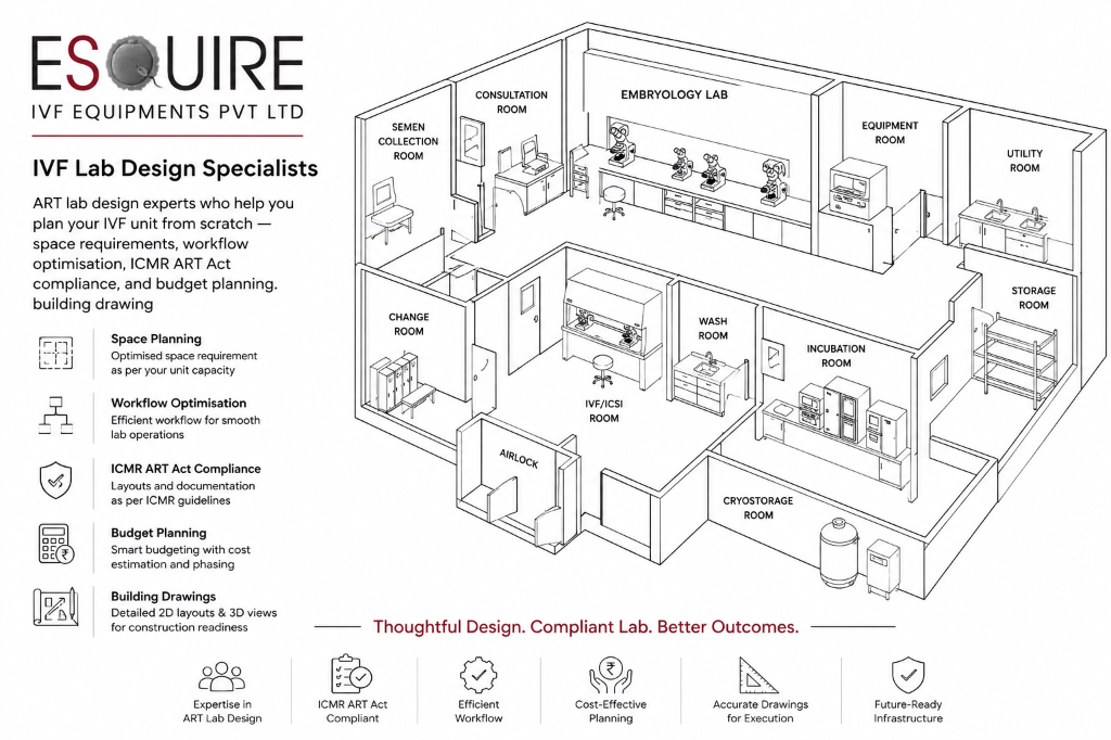 IVF Lab Design Illustration